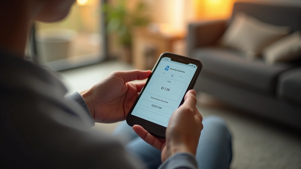 Patient holding smartphone booking appointment online